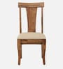 Kentan Sheesham Wood Dining Chairs In Rustic Teak Finish (Set Of 2)