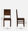 Kenzo Sheesham Wood 6 seater Dining Set in Provincial Teak Finish