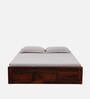Kenzo Sheesham Wood King Size Bed In Honey Oak Finish With Box Storage