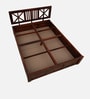Kenzo Sheesham Wood King Size Bed In Honey Oak Finish With Box Storage