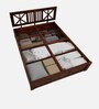 Kenzo Sheesham Wood King Size Bed In Honey Oak Finish With Box Storage
