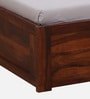 Kenzo Sheesham Wood Queen Size Bed In Honey Oak Finish With Box Storage
