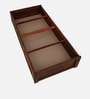 Kenzo Sheesham Wood Single Bed In Honey Oak Finish With Box Storage