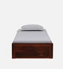 Kenzo Sheesham Wood Single Bed In Honey Oak Finish With Box Storage