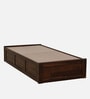 Kenzo Sheesham Wood Single Bed In Provincial Teak Finish With Box Storage