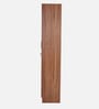 Kenzou 2 Door Wardrobe In Lyon Walnut Finish With Adjustable Shelves