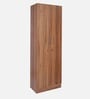 Kenzou 2 Door Wardrobe In Lyon Walnut Finish With Adjustable Shelves