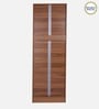 Kenzou 2 Door Wardrobe In Lyon Walnut Finish With Adjustable Shelves