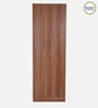 Kenzou 2 Door Wardrobe In Lyon Walnut Finish With Adjustable Shelves