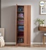 Kenzou 2 Door Wardrobe In Lyon Walnut Finish With Adjustable Shelves