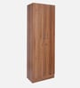Kenzou 2 Door Wardrobe In Lyon Walnut Finish With Adjustable Shelves