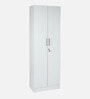 Kenzou 2 Door Wardrobe In Off White Finish With Adjustable Shelves