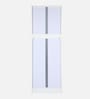 Kenzou 2 Door Wardrobe In Off White Finish With Adjustable Shelves