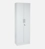 Kenzou 2 Door Wardrobe In Off White Finish With Adjustable Shelves