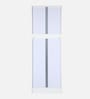 Kenzou 2 Door Wardrobe In Off White Finish With Adjustable Shelves
