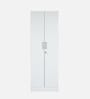 Kenzou 2 Door Wardrobe In Off White Finish With Adjustable Shelves