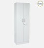 Kenzou 2 Door Wardrobe In Off White Finish With Adjustable Shelves