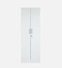 Kenzou 2 Door Wardrobe In Off White Finish With Adjustable Shelves