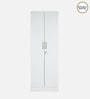 Kenzou 2 Door Wardrobe In Off White Finish With Adjustable Shelves