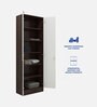 Kenzou 2 Door Wardrobe In Walnut & White Finish