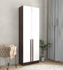 Kenzou 2 Door Wardrobe In Walnut & White Finish