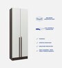 Kenzou 2 Door Wardrobe In Walnut & White Finish