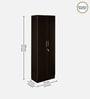 Kenzou 2 Door Wardrobe In Wenge Finish With Adjustable Shelves