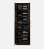 Kenzou 2 Door Wardrobe In Wenge Finish With Adjustable Shelves