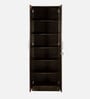 Kenzou 2 Door Wardrobe In Wenge Finish With Adjustable Shelves