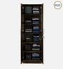 Kenzou 2 Door Wardrobe In Wenge Finish With Adjustable Shelves