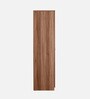 Kenzou 3 Door Wardrobe In Lyon Walnut Finish With Adjustable Shelves & Mirror & Drawer