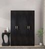 Kenzou 4 Door Wardrobe  in Wenge Finish
