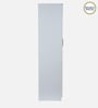 Kenzou 4 Door Wardrobe In Off White Finish With Adjustable Shelves & Drawer