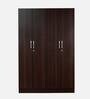 Kenzou 4 Door Wardrobe in Wenge Finish with Lock