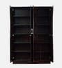 Kenzou 4 Door Wardrobe in Wenge Finish with Lock