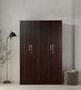 Kenzou 4 Door Wardrobe in Wenge Finish with Lock