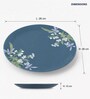 Keon Blue & White Glass Dinner Plate
