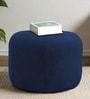 Keori Fabric Pouffe in Royal Blue Colour