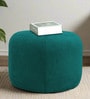 Keori Fabric Pouffe in Sea Green Colour