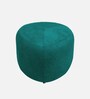 Keori Fabric Pouffe in Sea Green Colour