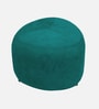 Keori Fabric Pouffe in Sea Green Colour