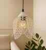 Kepler White Steel Hanging Light