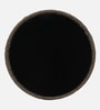 Keppard Metal Round End Table In Black Colour