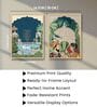Royal Mughal Couple Wall Art Framed Set of 3