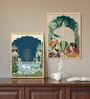 Royal Mughal Couple Wall Art Framed Set of 3