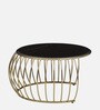 Kerby Metal Nesting Coffee Table Set with Porcelain Top (Set of 2)