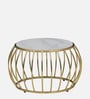 Kerby Metal Nesting Coffee Table Set with White Porcelain Top (Set of 2)