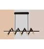 Kernel Black LED Smart Voice Assist Chandelier