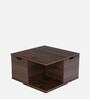 Keshin Coffee Table in Walnut Finish with Drawers