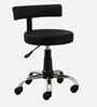Ketto Leatherette Barstool In Black Colour